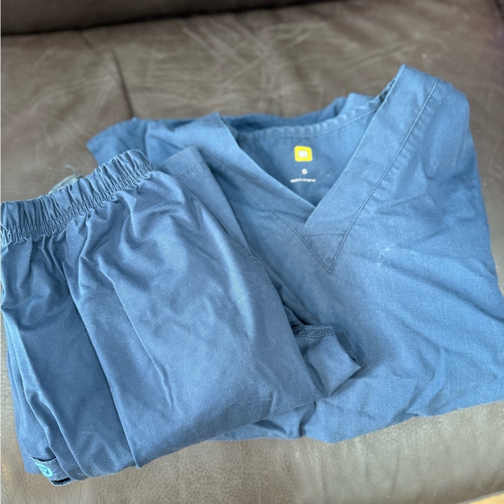 WonderWink Women's Blue Jogger Scrub Pants